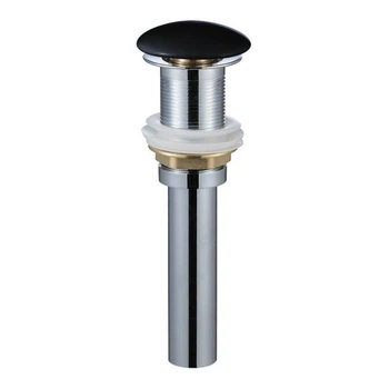 Донний клапан Devit Flow DFL0300000W з керамічною кришкою, латунь, чорний матовий