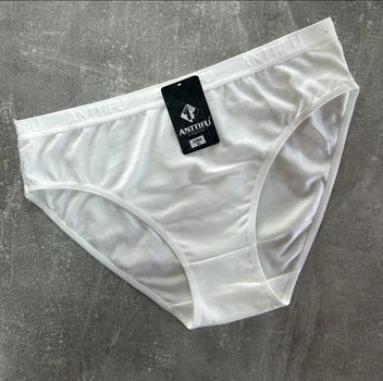 Трусы слип женские, Anttifu,Белые, 3XL
