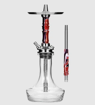 Кальян Moze Breeze Pro Candy Line Red-Purple 48см нержавеющая сталь красно-фиолетовый с диффузором