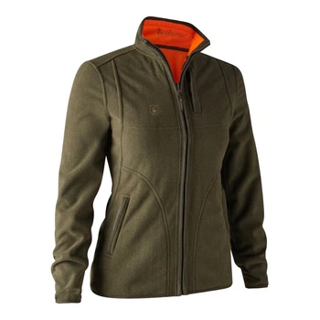 Куртка флісова кофта Deerhunter жіноча PAM BONDED REVERSIBLE ORANGE / GREEN 36 / S