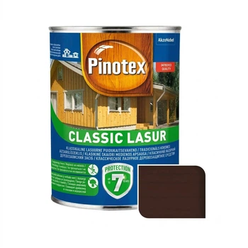 Лазурь для древесины Pinotex Classic Lasur 1 л матовый Палисандр