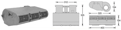 Испаритель Formula III New 24v BEU405-100 P=5,5кВт 562м3/ч (Китай)