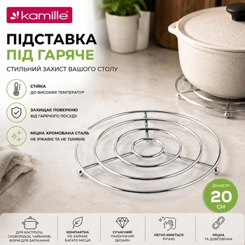 Підставка під гаряче Kamille 20см KM-0107