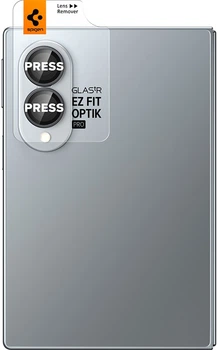 Szkło ochronne Spigen Optik Pro Glas.tR EZ FIT AC 2szt do Samsung Galaxy Z Fold 8 Czarne (8800337250725)
