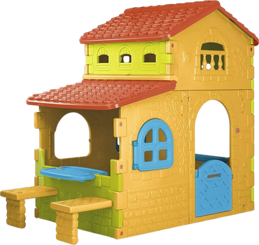 Domek ogrodowy Feber Super Villa ze stolikiem 13047 (8411845019065)