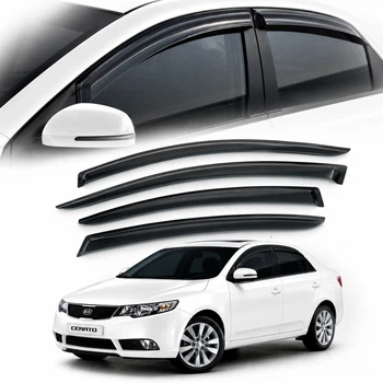 Дефлектори вікон вітровики Kia Cerato 2009-2013 Sedan