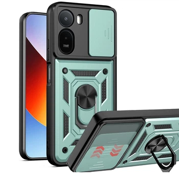 Чехол Fiji Camera Defence для Xiaomi Redmi A7 Pro бампер с защитой камеры и подставкой Green