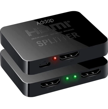 Двухпортовый HDMI сплиттер Addap HVS-07 4K активный черный