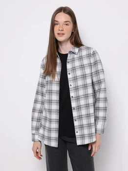 Рубашка хлопковая женская Colin's CL1071217LGR XS Light Grey (8684890000375)