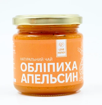 Концентрат ягідно-медовий LOVE HONEY Обліпиха Апельсин 220 г