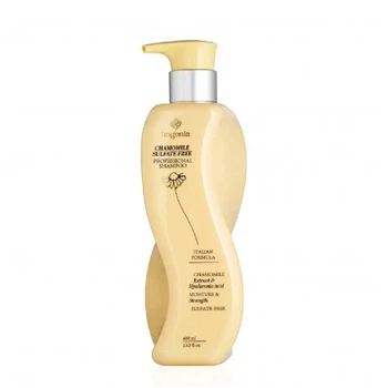 Шампунь для волос Bogenia Sulfate Free BG461 No001 безсульфатный с экстрактом ромашки для мягкого очищения и ухода 400 мл