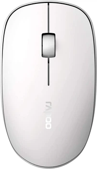 Оптическая мышь RAPOO M200 Silent Wireless Multi-mode White