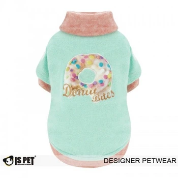 Толстовка для собак "Donut Bites sweater" мятный L Is Pet 000354897