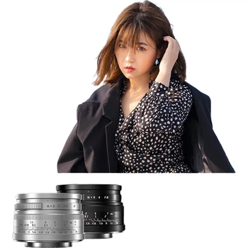 Объектив Qigongjiang 35 мм F1.4 байонет Sony E полнокадровый портретный, ручной фокус, черный