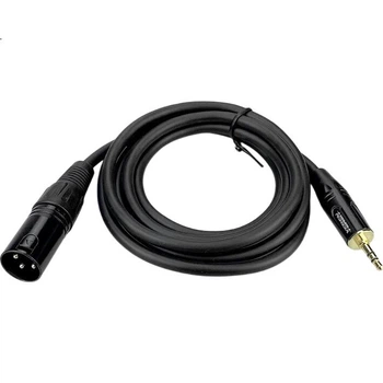 Аудиокабель Yeren 3.5 мм — XLR (папа), микрофонный, 20 м (YR-YP22)