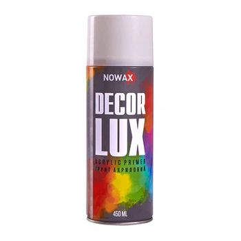 Грунтівка акрилова NOWAX, spray 450ml.,біла,(WHITE/RAL9010)
