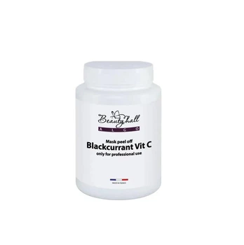 Альгінатна маска чорна смородина з вітаміном С ALGO Beautyhall Peel Off Mask Blackcurrant Vit C 200 г