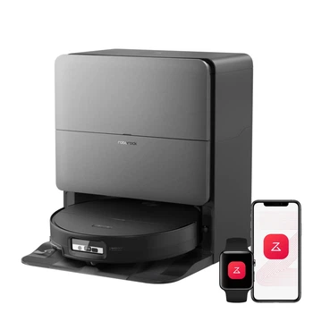 Робот-пилосос з вологим прибиранням RoboRock Saros 20 Sonic Black