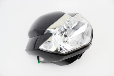 Пластик-обтекатель+ветровик, фара, чёрный (TVS Apache RTR 160) для мототехники