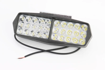Фара додаткова світлодіодна вологостійка-30 LED з кріпленням, прямокутна 190x70 мм з стробоскопом