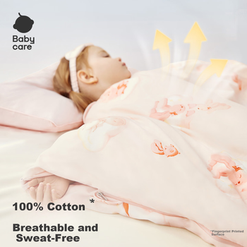 Детский спальный мешок Babycare для детей 3-8 лет, защищающий от пинков, осенне-зимний спальный мешок для малышей, детский спальный мешок-одеяло, защищающее от пинков, - Sleepwalking Little Rabbit - 100*160 см