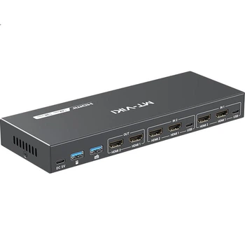 KVM-перемикач MT-Viki MT-KH22S 2-портовий HDMI 4K 2x2