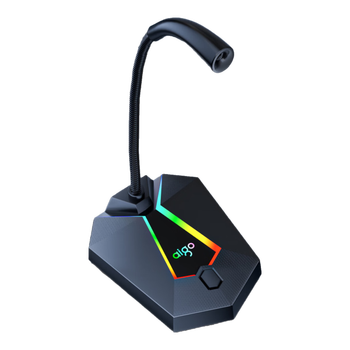 Микрофон конденсаторный Aigo Patriot K29 USB настольный для стримов, игр и конференций
