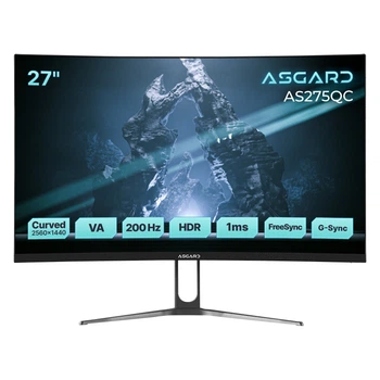 Монітор ASGARD Gaming 27" AS275QC VA Black Curved 200Hz