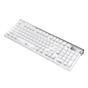 Механічна клавіатура на магнітних світчах з карбону Attack SHARK R98 HE, RGB, 8K, Win/Mac OS, УКР/АНГЛ, Ice Ninja/Біла (R98IN)
