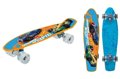 Пенні Борд Hot Wheels BH2613 р.56x15 см, колеса PU світло