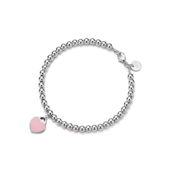 Браслет Tifanny Silver-Pink