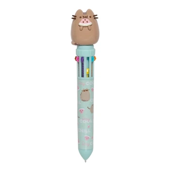 Ручка автоматична Pusheen 10-кольорова з фігуркою 3D (B3DGE004)