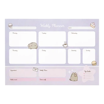 Планер недельный Pusheen Moments 54 страницы A3 (BPSA30037)