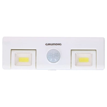 Светильник двойной Grundig с датчиком движения (8711252147246)