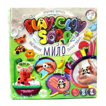 Пластилиновое мыло PLAY CLAY SOAP Danko Toys (PCS-01-02U) (0010-1377)