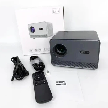 Портативний проектор M10 4K Android 12 WI-FI 2.4G+5G Bluetooth 5.0