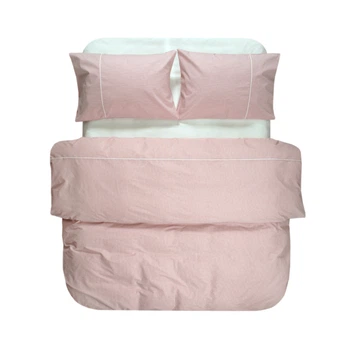 Постельное белье Lotus Home - Premium Percale Stripe розовый евро (svt-2000022355735)