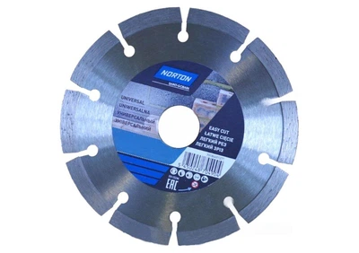Диск алмазний NORTON-DIY UNIVERSAL сегментний 230 x 25.4 x 22.23 мм 70184601273