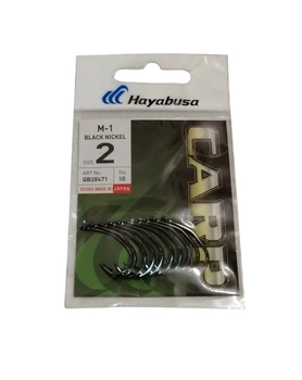 Гачки коропові Hayabusa M1 Black Nickel N 2