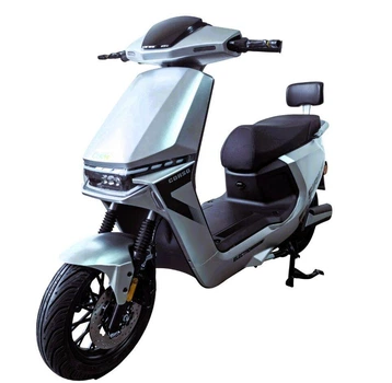 Електричний скутер Corso Sirius SR-316433 (1) + 1 ЯЩИК АКУМ, двигун 2000W, акумулятор графеновий 72V/35Ah, колеса 12``, в коробці - Сріблястий