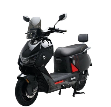 Електричний скутер Garow L2026 / W-4052 (1) двигун 2999W, акумулятор літій-залізо-фосфатний 72V/48Ah, колеса 12’’, в коробці - Чорний
