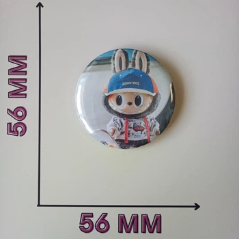 Значок Лабубу Labubu 5,6 см (23916)