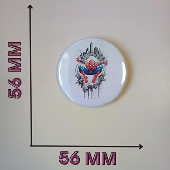 Людина-павук значок Spider man 5,6 см (25500)