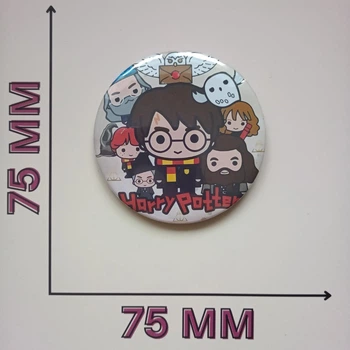 Значок Гарри Поттер Harry Potter 7,5 см (21736)
