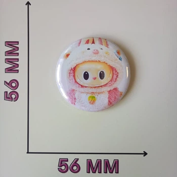 Значок Лабубу Labubu 5,6 см (23919)