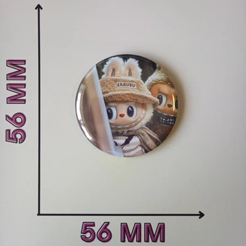 Значок Лабубу Labubu 5,6 см (23917)