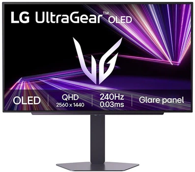 Монітор 26.5" LG 27" 27GX704A-B QHD OLED 240Hz (27GX704A-B) 2560x1440 (QHD, 2K) 240 Hz