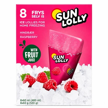 Морозиво рідке SUN LOLLY Малина 8х60мл И288