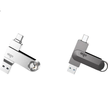 Флеш-накопичувач Aigo U453 128 ГБ типу C USB 3.2 з двома інтерфейсами для телефонів та комп'ютерів, швидкість читання 450 МБ/с, багатофункціональний флеш-накопичувач для бізнесу та офісу