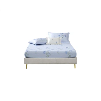 Простирадло на резинці Mercury Home Textile зі 100% бавовни, клас А, наматрацник, 180×200 см